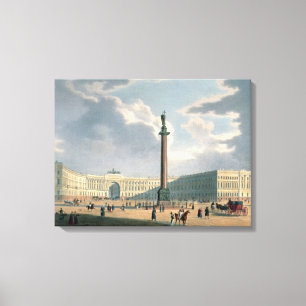 Toile La colonne d'Alexandre et les sièges sociaux