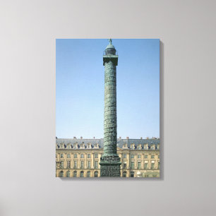Toile La colonne de Vendome, avec des bas-soulagements