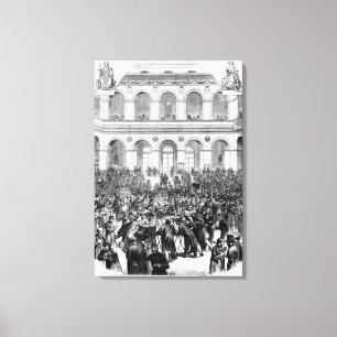 Toile La Corbeille à la Bourse de Paris, 1873
