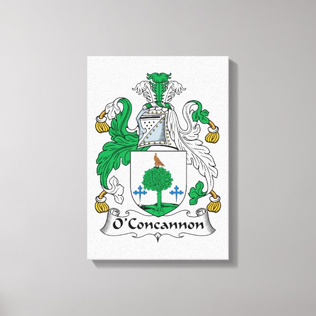 Toile La crête de la famille O'Concannon (Recto)