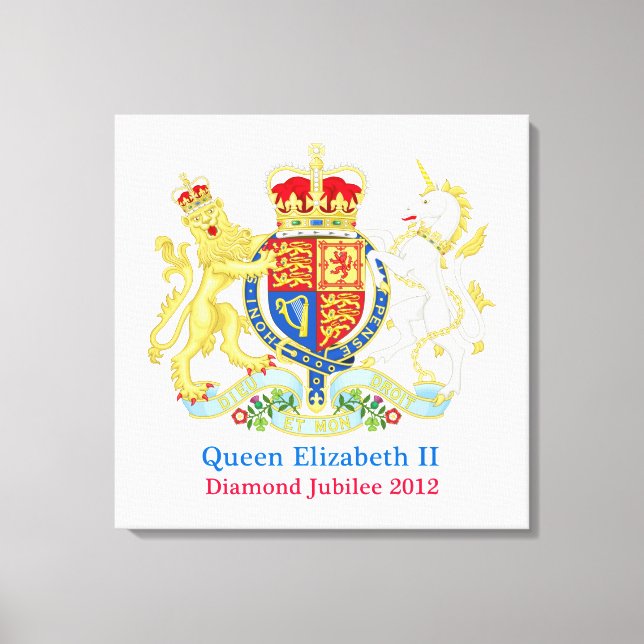 Toile La crête du jubilé de diamant de la reine (Recto)