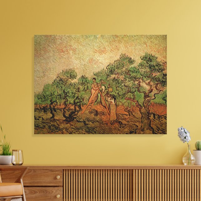 Toile La cueillette d'olives par Vincent van Gogh (Insitu(Salon))