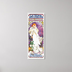 Toile La Dame des Camellias par Alphonse Mucha