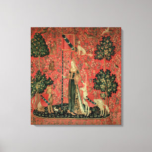Toile La Dame et la licorne : 'Touch'