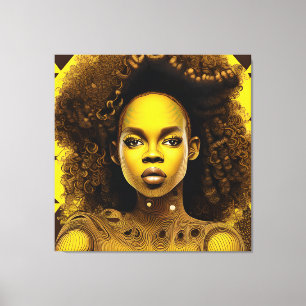 Toile La déesse de la Reine noire Sista Femmes Melanin S