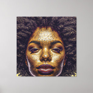 Toile La déesse de la Reine noire Sista Femmes Melanin S