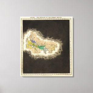 Toile La Division De l'ANNONCE de l'empire romain 395