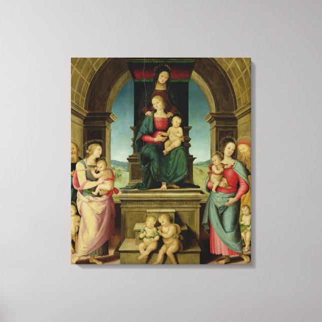 Toile La famille de Sainte-Anne, c.1507 (Recto)
