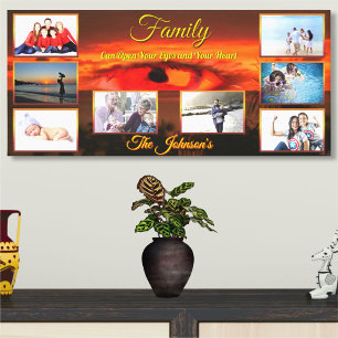 Toile La famille peut ouvrir vos yeux Sunset 2106 Art