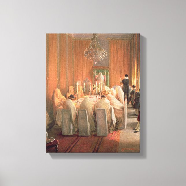 Toile La famille Rothschild à la prière (Recto)