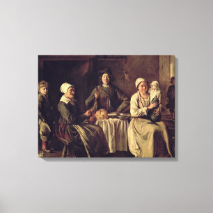 Toile La famille rurale, 1642 (huile sur la toile)