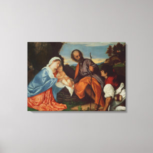 Toile La famille sainte et un berger, c.1510