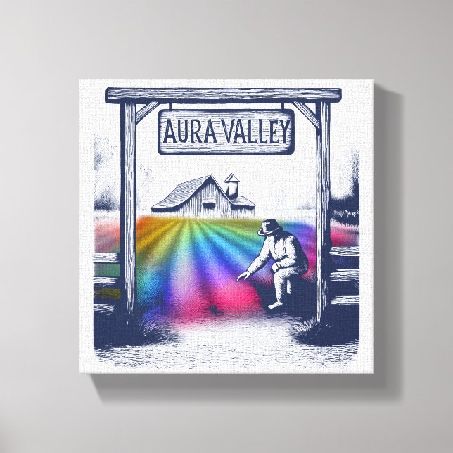 Toile La ferme de la vallée de l'Aura (Recto)