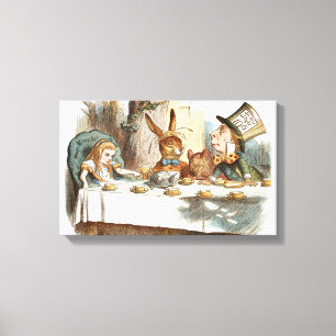Toile La Fête de thé d'Alice