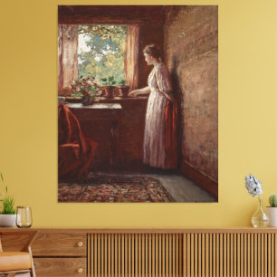 Toile La Fille à la Fenêtre