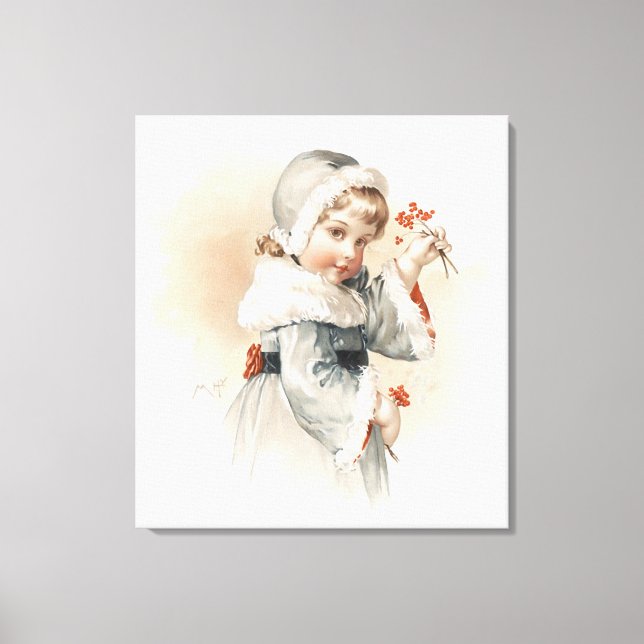 Toile La fille d'hiver de Maud Humphrey (Recto)