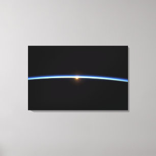 Toile La fine ligne de l'atmosphère terrestre 2