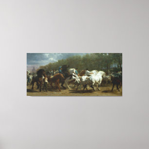 Toile "La Foire du Cheval" de Rosa Bonheur
