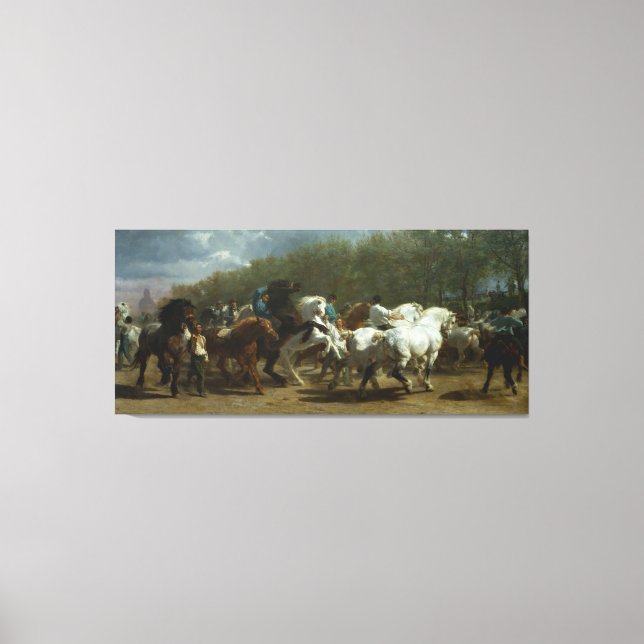 Toile "La Foire du Cheval" de Rosa Bonheur (Recto)