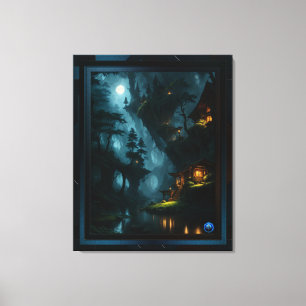 Toile La forêt enchantée de Coi par Xzendor7