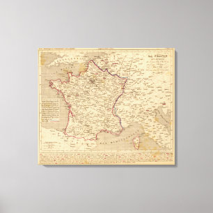Toile La France 1814 a 1840