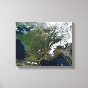 Toile La France de l'espace