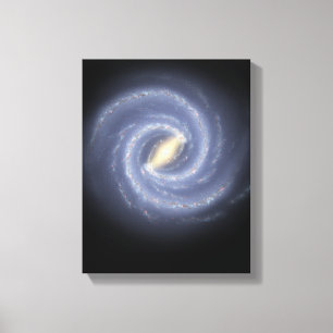 Toile La galaxie de manière laiteuse