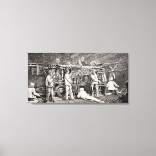 Toile La galerie avancée du côté français du lundi