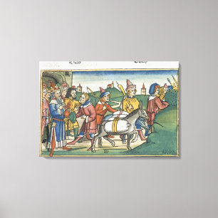 Toile La genèse 42 25-28 Joseph envoie à ses frères l