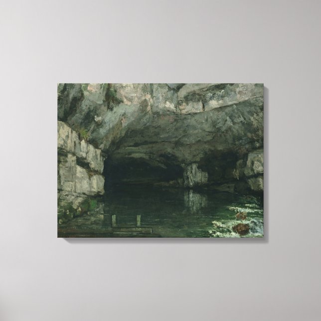 Toile La Grotte de la Loue, 1864 (Recto)