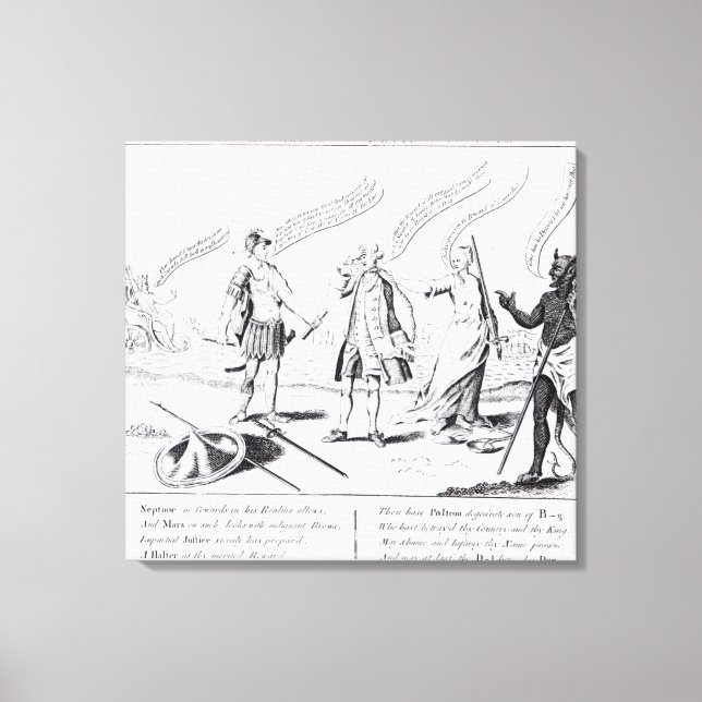 Toile La lâcheté récompensée ou le diable aura son (Recto)