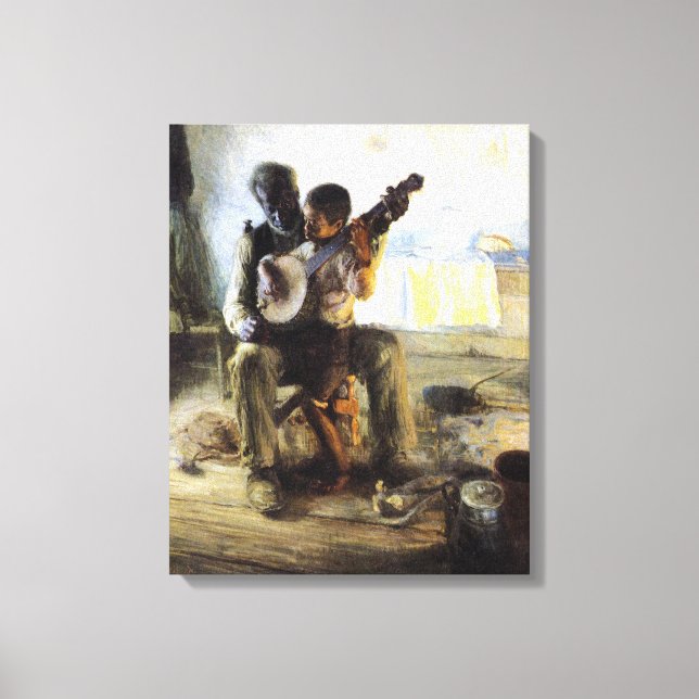Toile La leçon de Banjo (Recto)