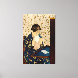 Toile La Lettre de Mary Cassatt (vers 1891)