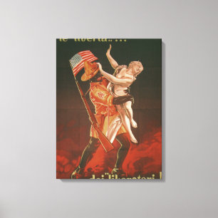Toile La liberté des libérateurs Affiche de propagande