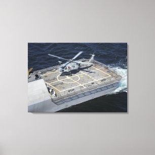 Toile La liberté littorale d'USS de bateau de combat