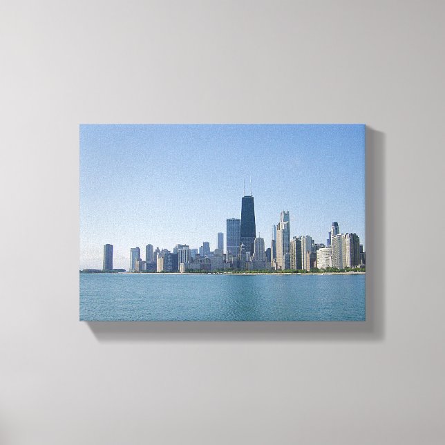 Toile La ligne aérienne de Chicago (Recto)