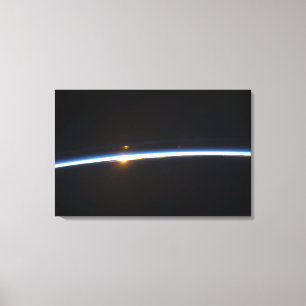 Toile La ligne mince de l'atmosphère terrestre