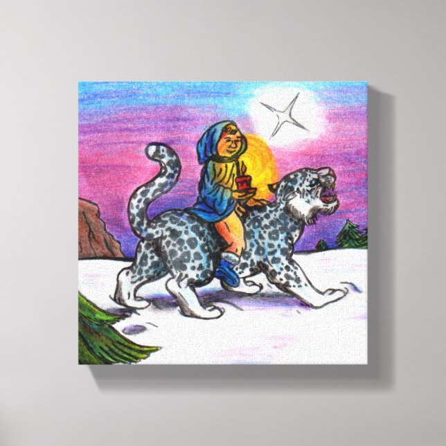 Toile La Lumière de l'espoir imaginaire de Noël (Recto)