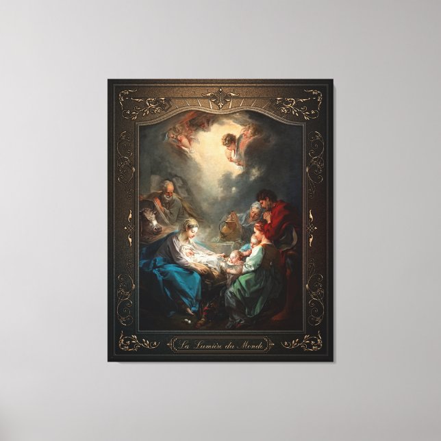 Toile La Lumière du Monde par François Boucher (Recto)