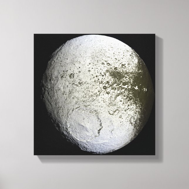 Toile La lune de Saturne Iapetus 2 (Recto)