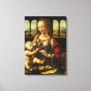 Toile La Madone au Carnation de Léonard de Vinci
