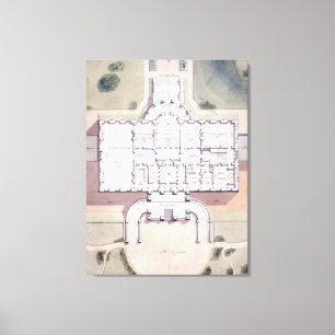 Toile La Maison Blanche Président Washington D.C. Plan