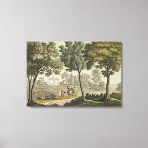 Toile La maison de Washington chez Mount Vernon, de 'Le