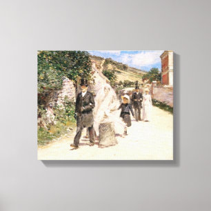 Toile La Marche Mariage de Robinson, mariés Vintages