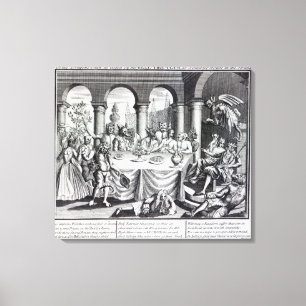 Toile La masquade diabolique