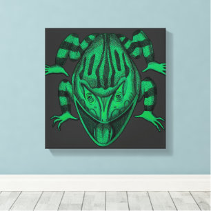Toile La nature des reptiles sauvages Le crapaud