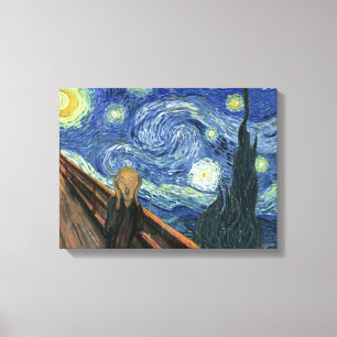 Toile La nuit étoilée du cri