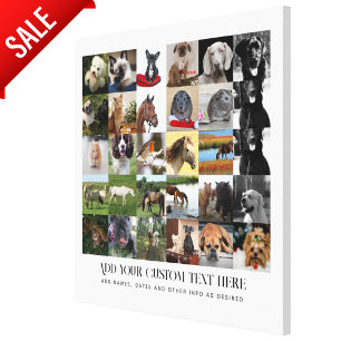 TOILE LA PHOTO DONNE À MOM DAD GRANDPA GRANDMA PETS AMIS