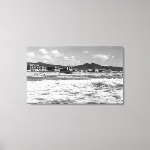 Toile La plage au bord de la mer, photographie de
