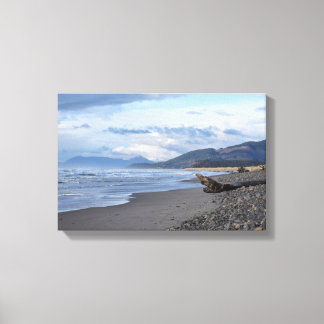Toile La Plage Du Cap Meares, Face Au Nord